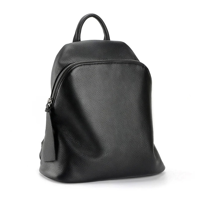 100% Genuine Cowhide Leather Ladies Backpack | Fashion Daily & Holiday Travel Bag with Multi-Use Design Women's Shoulder Bags