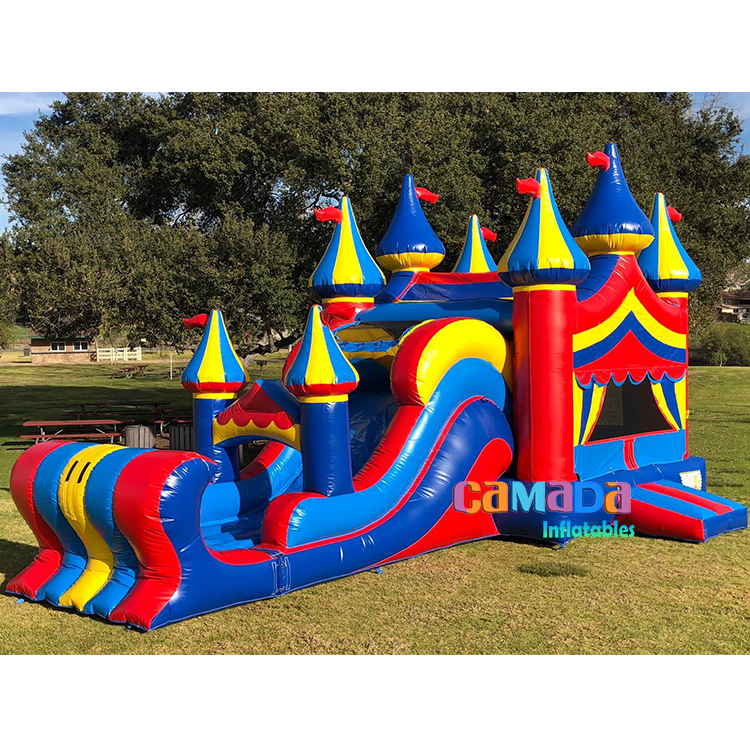 Factory Hot Sale Bounce House for Girls Bounce House Wet Dry Combo Character-bouncers-inflatables