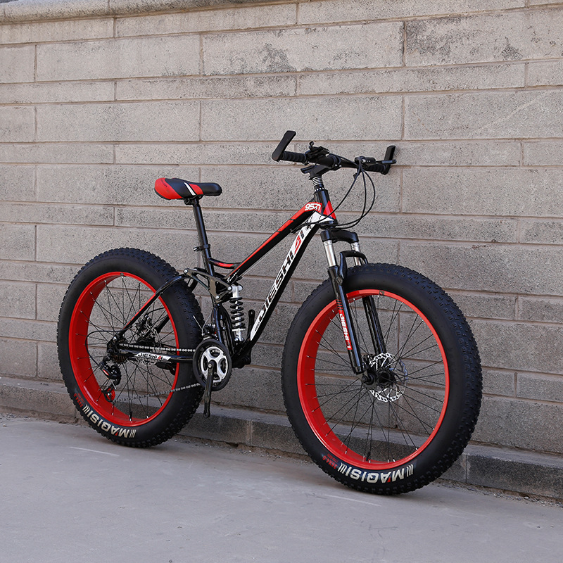 Wholesale China 26inch 4.0 Fat Tyre Bicycle Mountain Bike Hill Bicycle 26inch 27speed Snow Beach Bike