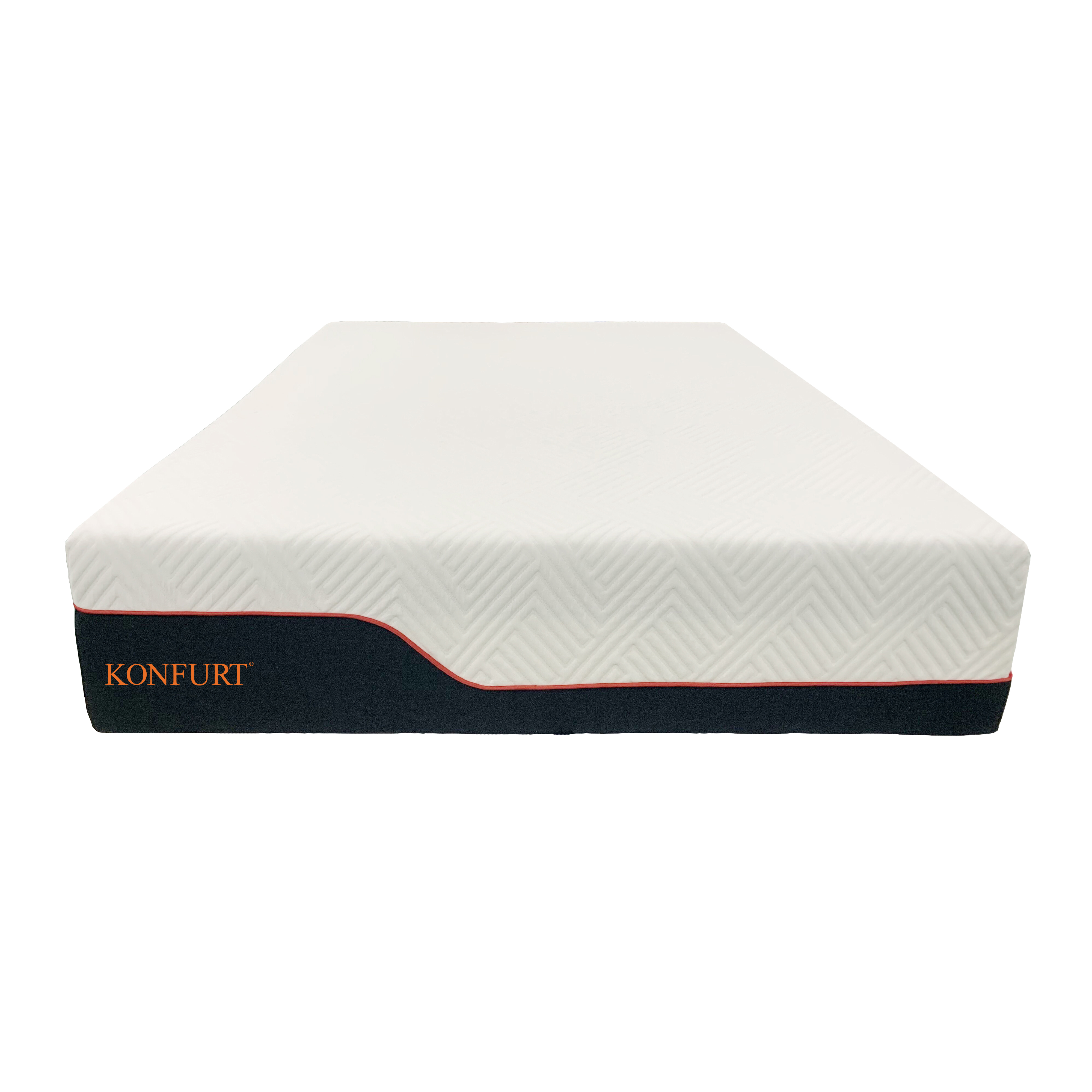 12 Inch Certipur-US Gel Memory Foam Hybrid Pocket Spring Mattress Rolled Vacuumed in a Box with Embroidery Logo