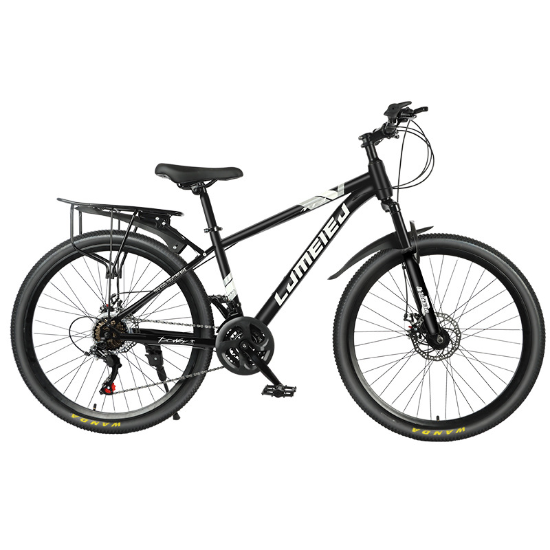 High Quality Adult Mountain Bike 26 Inch Mountain Bicycle  24 Inch Geared Bike  Dual Disc Brake 24 Speed Shock-absorbing Bicycle