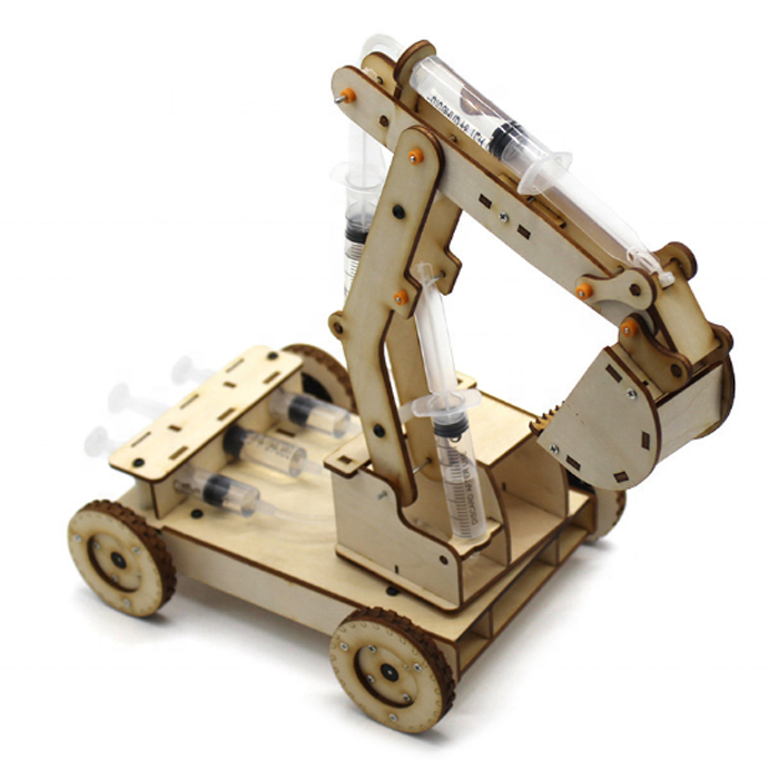 Toys Manufacturer Hydraulic Excavator Model Children's Wooden Educational Toys