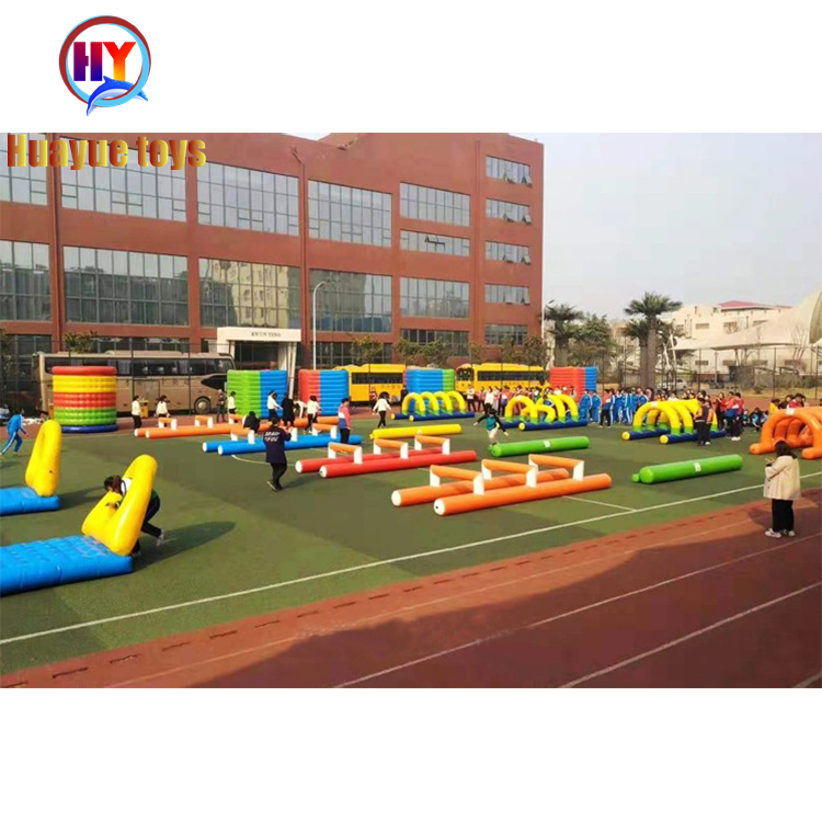 China Factory Outdoor Team Building Exciting Activities Inflatable Obstacle Sports Games