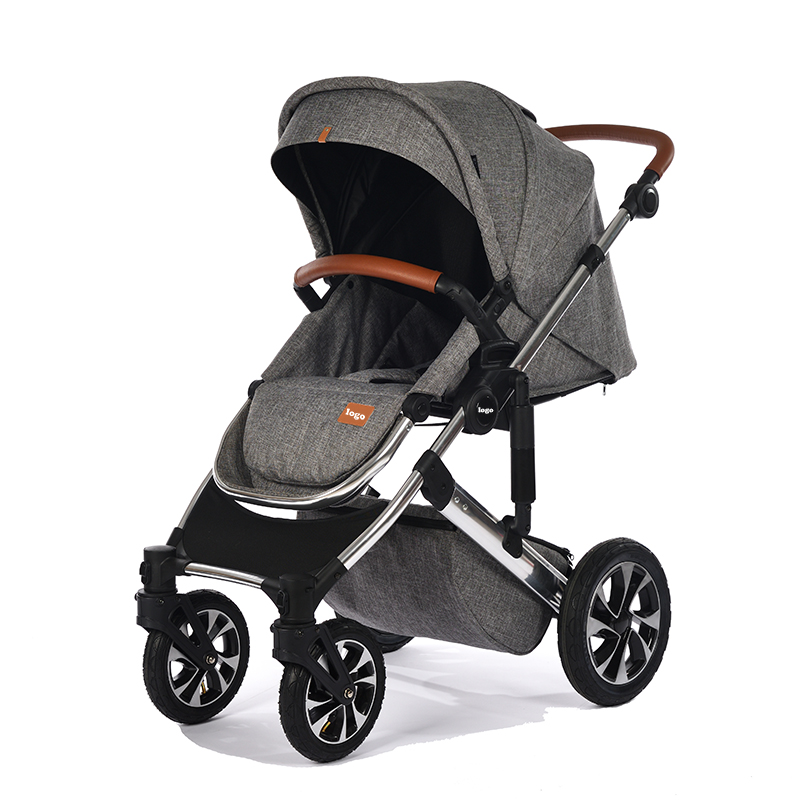 Baby Strollers 4 in 1 Luxury Carseat Stroller High View Baby Pram Designer Luxury Fashion
