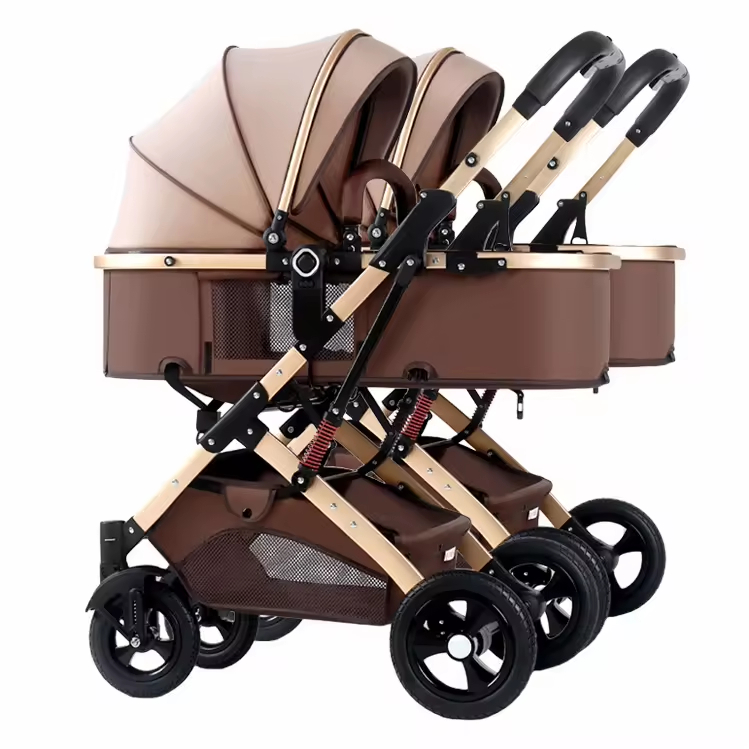 Wholesale Cheap Luxury 3 in 1 Baby Strollers Stroller Baby Pushchair Carriage Pram Carrier Kid for New Kids Travel Stroller