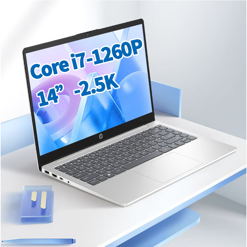 HP Book14 Thin&Light  Laptops Brand New Notebook 14" 2560x1440 Screen 12th Gen I7 16GB RAM 512GB SSD Personal & Home Laptops