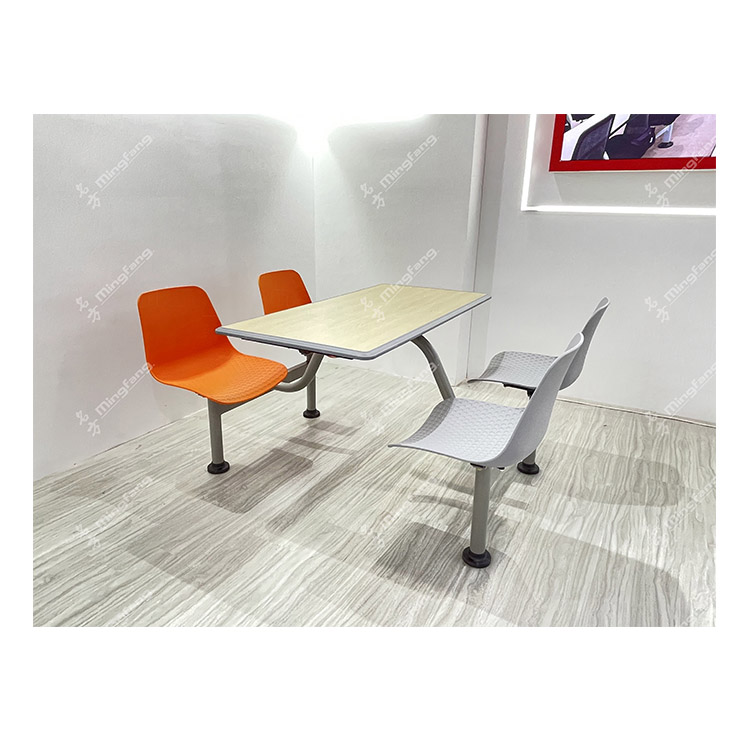 RT03 Wooden Dinning Table and Chairs Set for Restaurant School Canteen Coffee Shop