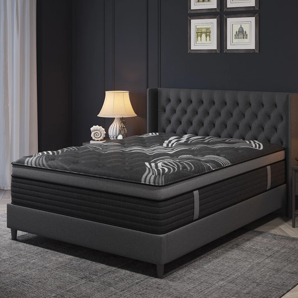 14 Inch Modern King-Size Hotel Bedroom Cooling Gel Memory Foam Mattress Pocket Spring Vacuum Roll Compressed Home Furniture