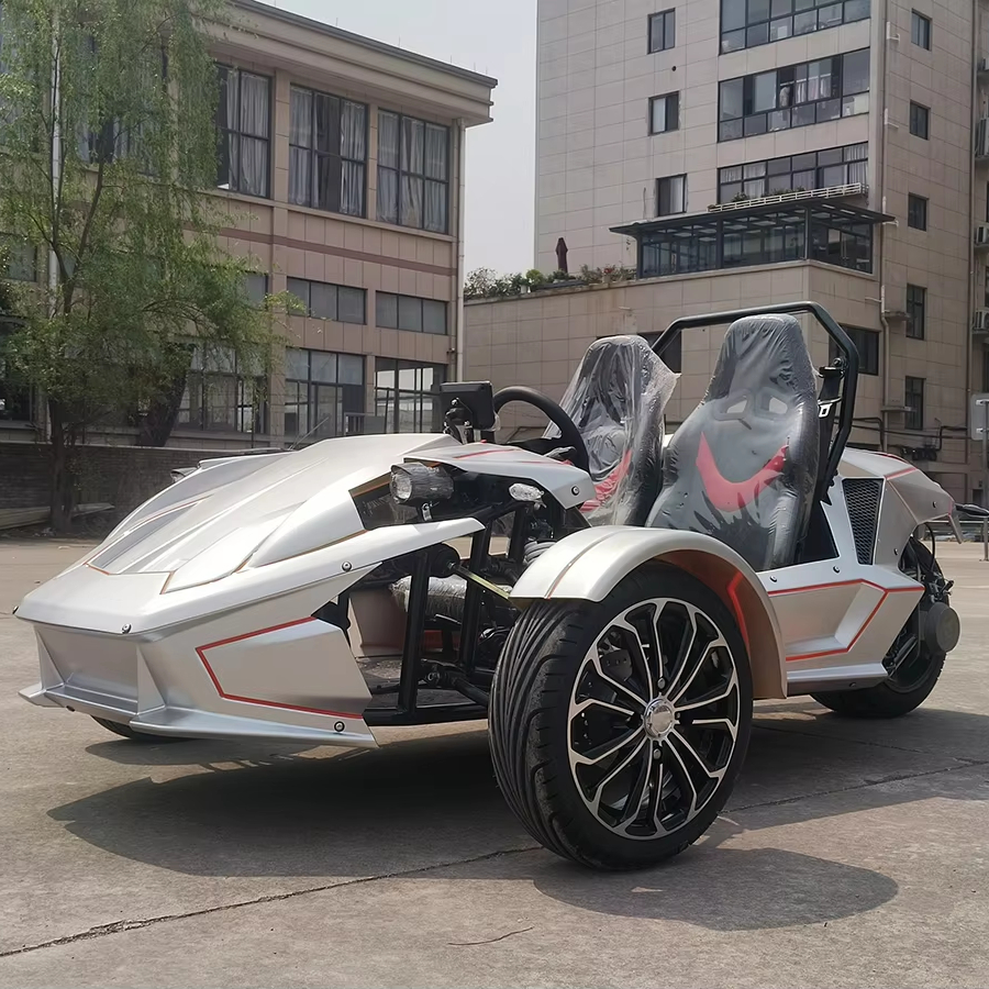 2025 New Modle Open-Body Racing Motorcycles 350cc Gasoline Car with 3 Wheels