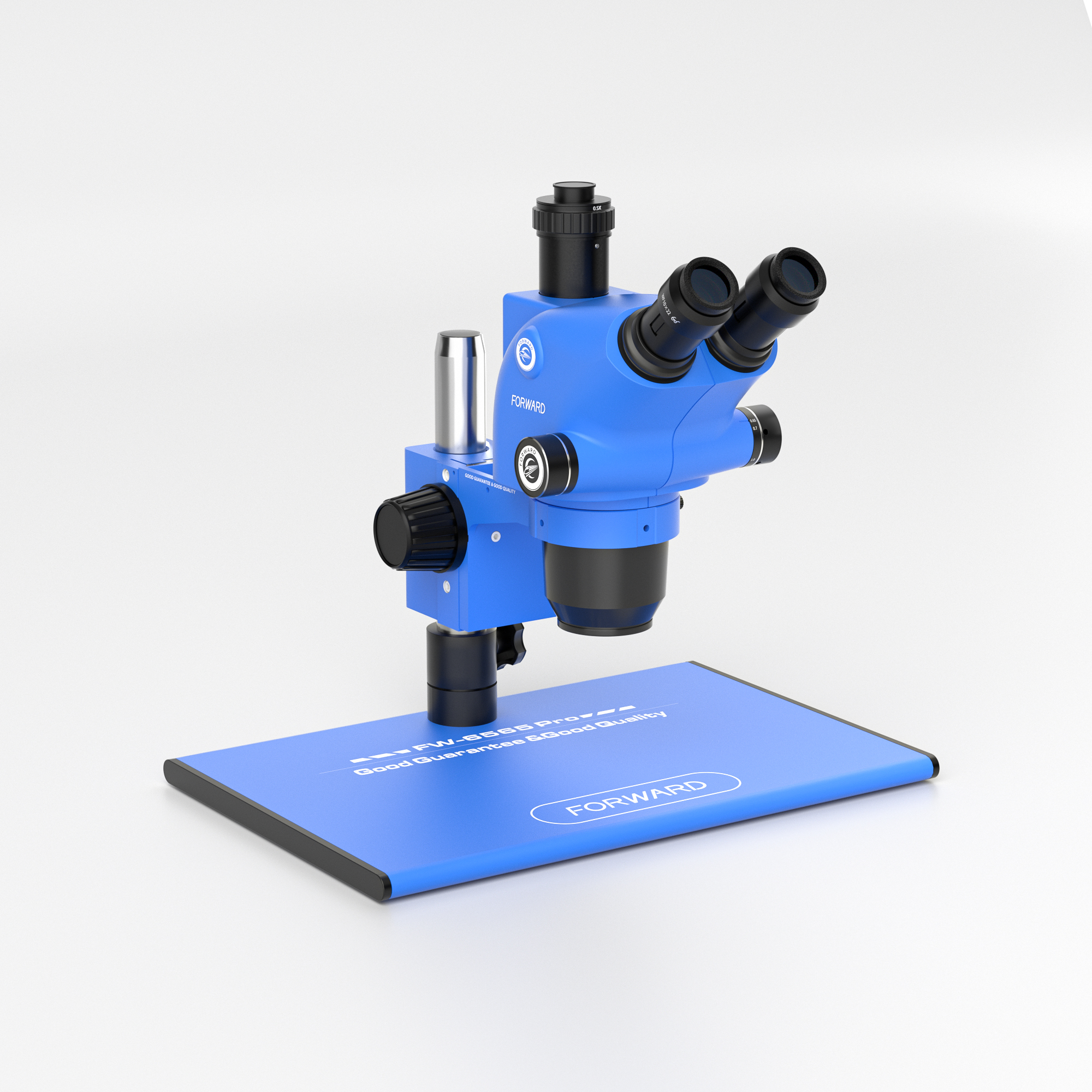 Forward FW-6565 Pro Hot 6.5X-65X Trinocular Microscopes Cell Phone Repairing Tool Zoom Microscope for Mobile Repair Equipment