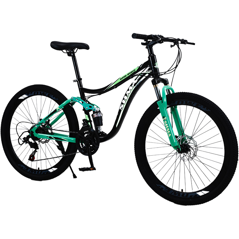 Men's New Adult Mountain Bike for Commuting Road Racing Variable-Speed with 21 Speed Gears Energy-Saving Features for Off-Road
