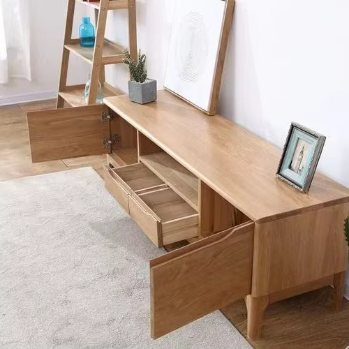 XINMAI High Quality Modern Minimalist Nordic Style Wooden TV Cabinet for Storage and Storage