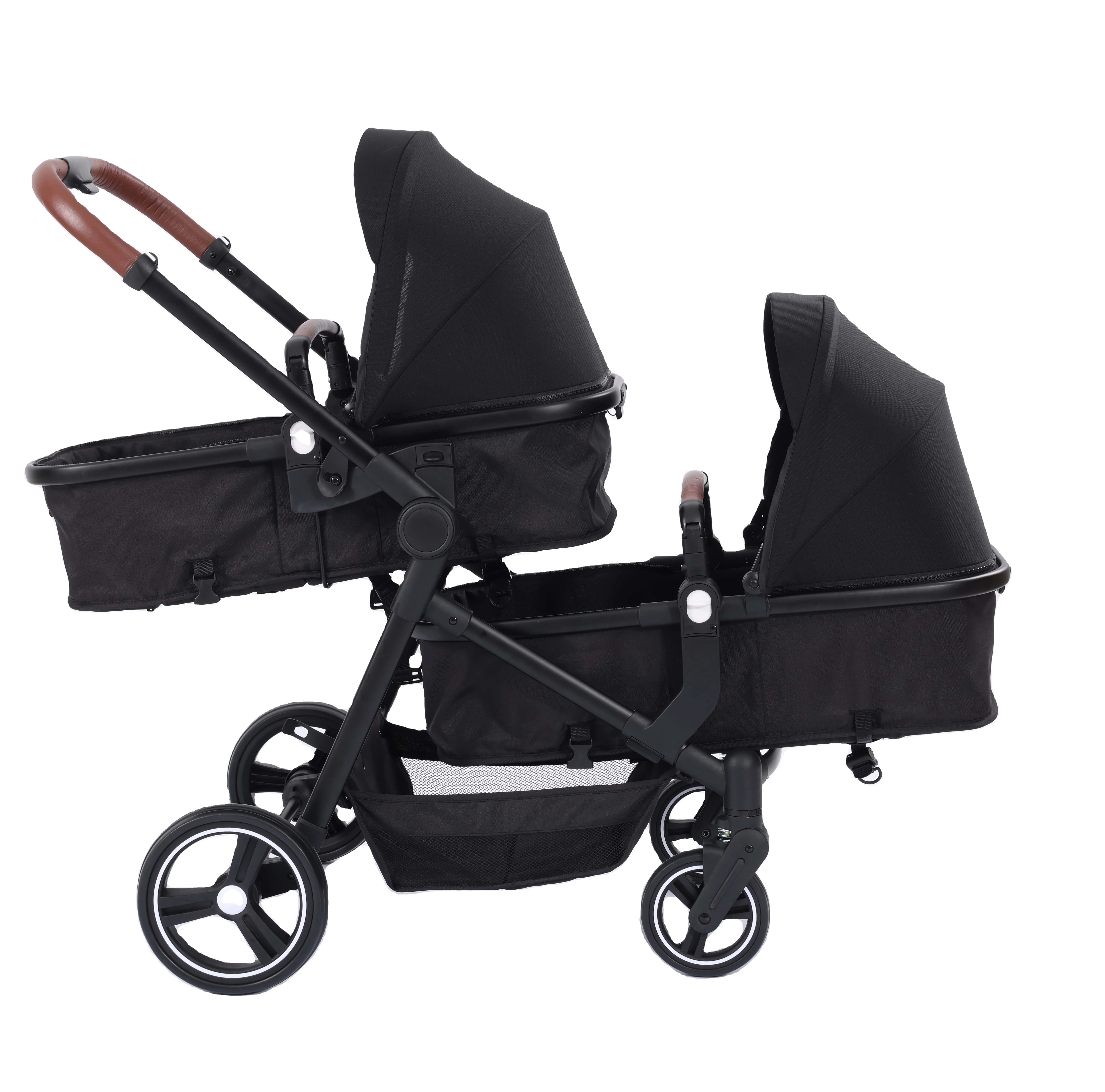 Factory Price New 3 in 1 Folding Baby Stroller High Landscape Twin Stroller