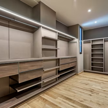 Trend Style Walk-in Closet Stainless Steel Frame Luxury Closet Design Steel Wardrobe Cabinets