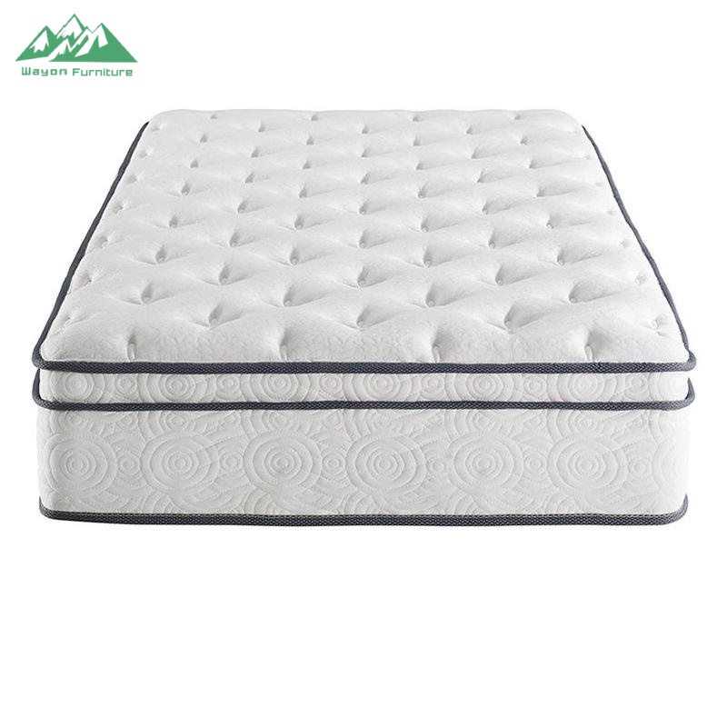 Modern Design Orthopedic Support Spring Mattress High Density Foam Latex Tight Top Matress for Home Hotel Villa