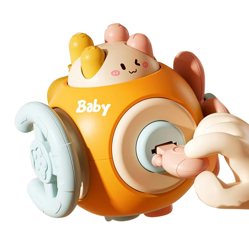 6 in 1 Popular Toddler Baby Multi-functional Education Early Education Baby Busy Cube Toys Touch Training Busy Cube for Kids