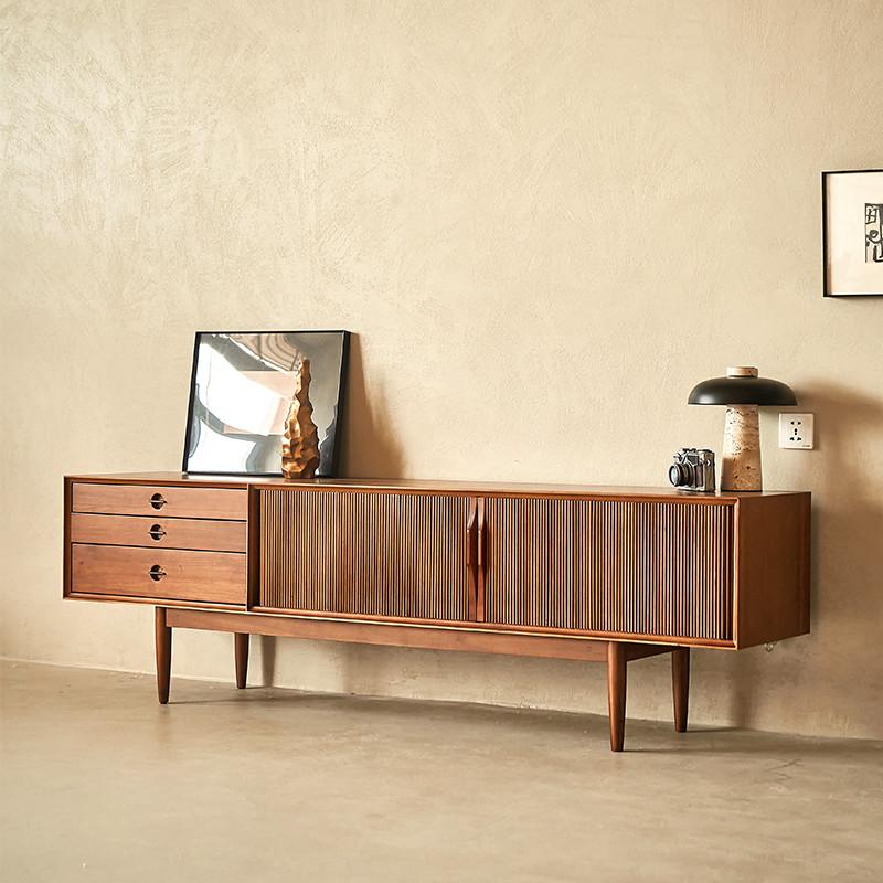 Nordic Solid Wood Living Room Furniture Modern Minimalist Tv Cabinet