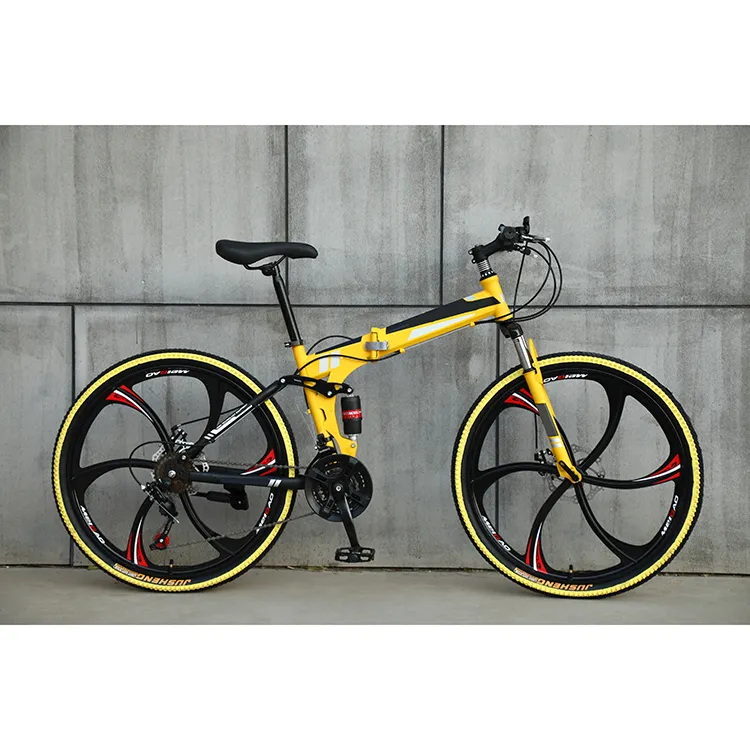 21 Speed Aluminum Alloy Full Shockproof Frame Disc Brake Suspension Fork Mountain Bike 26 Inch Adults Bicycle