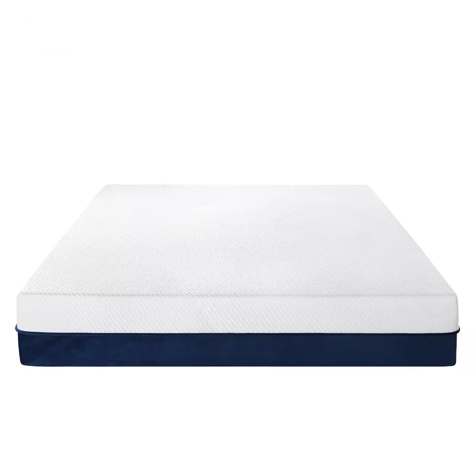 Customized Smooth Top 10 Inch High Density Foam Single Double Bed Mattresses in a Box