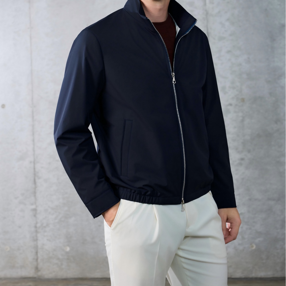 New Design Men's Jacket Autumn Outdoor Sports Running Full Zipper Workout Windbreaker Activewear with Jacket