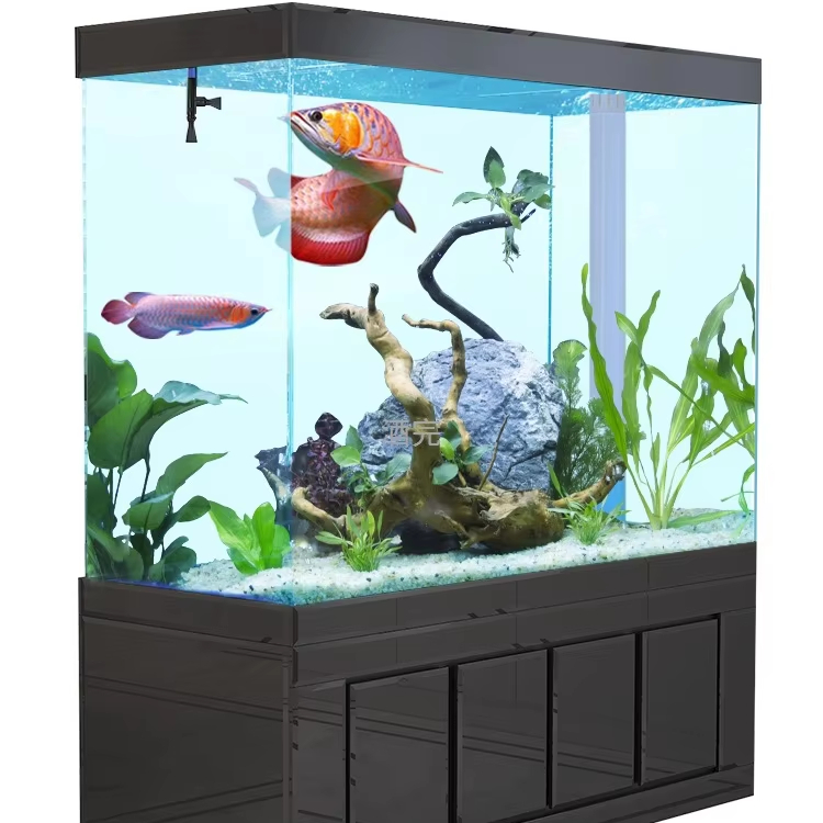 Fish Tank Large Holding Professional Glass Manufacturer Customized Aquarium Autumn  Square Sustainable 450L 500L