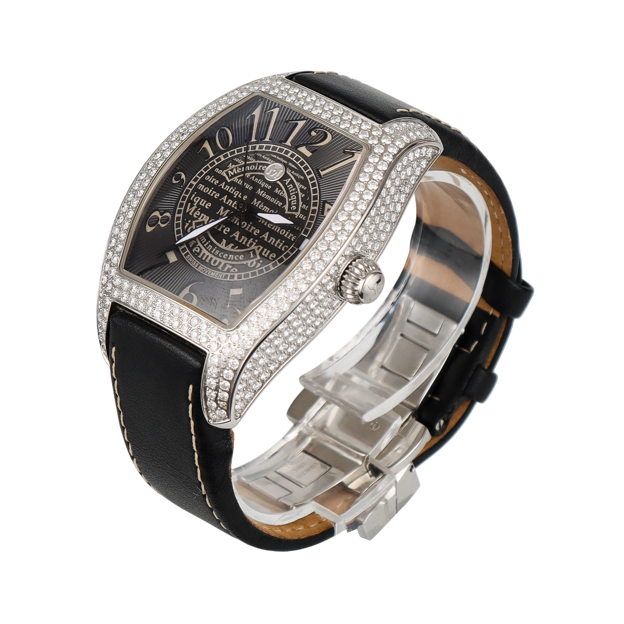 Fully Automatic Luxury Antique Sapphire Mirror Watch Diamond-Encrusted  Custom Accessories Pointer