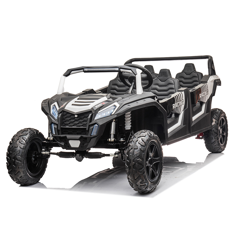 48V Large Four-Seater Four-Door Can Open Children's Electric Ride-on Car Multifunctional Playback Center Independent Foot Brake