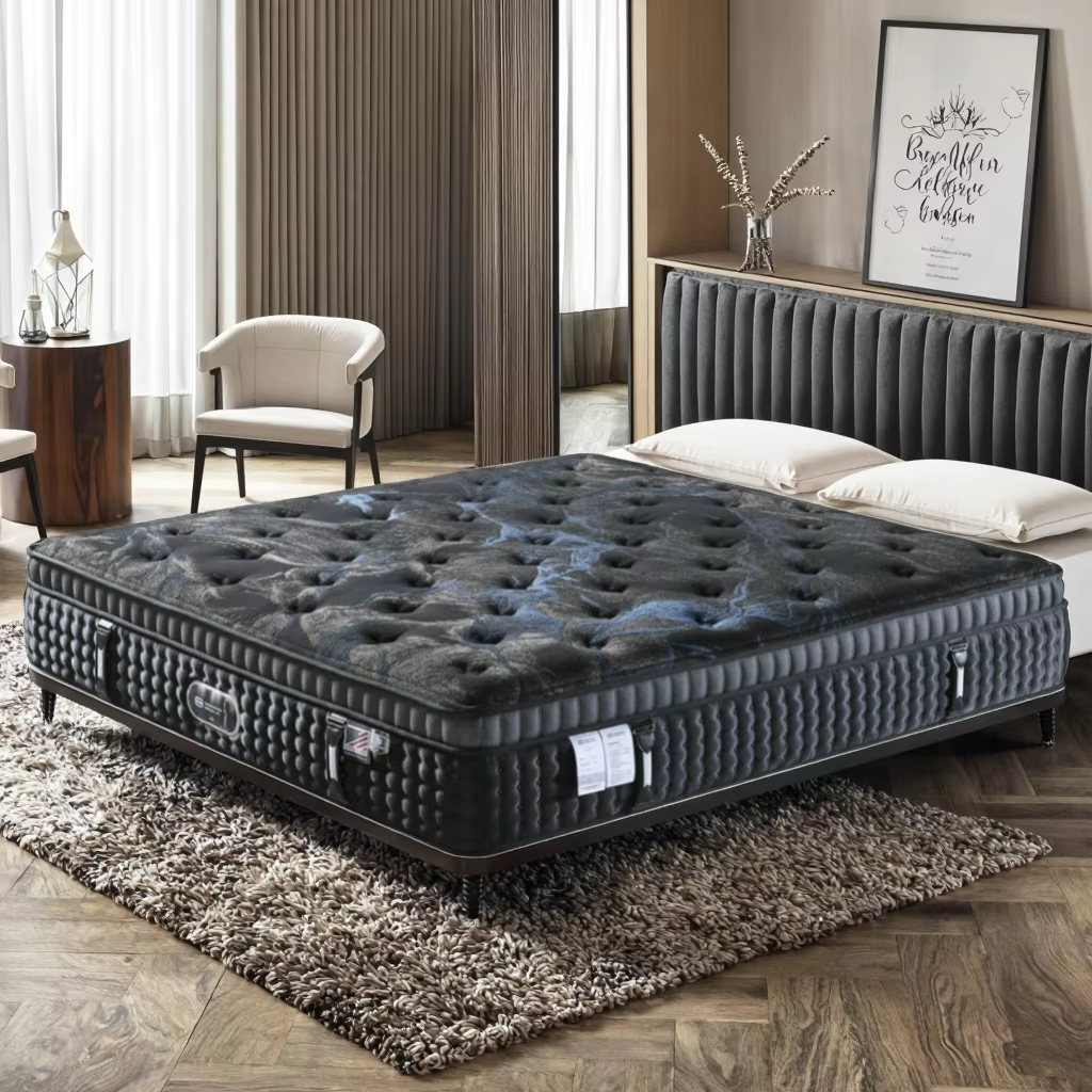 Comfortable Twin Queen King Size Gel Memory Foam Pocket Coil Spring Mattress for 5-Star Hotel