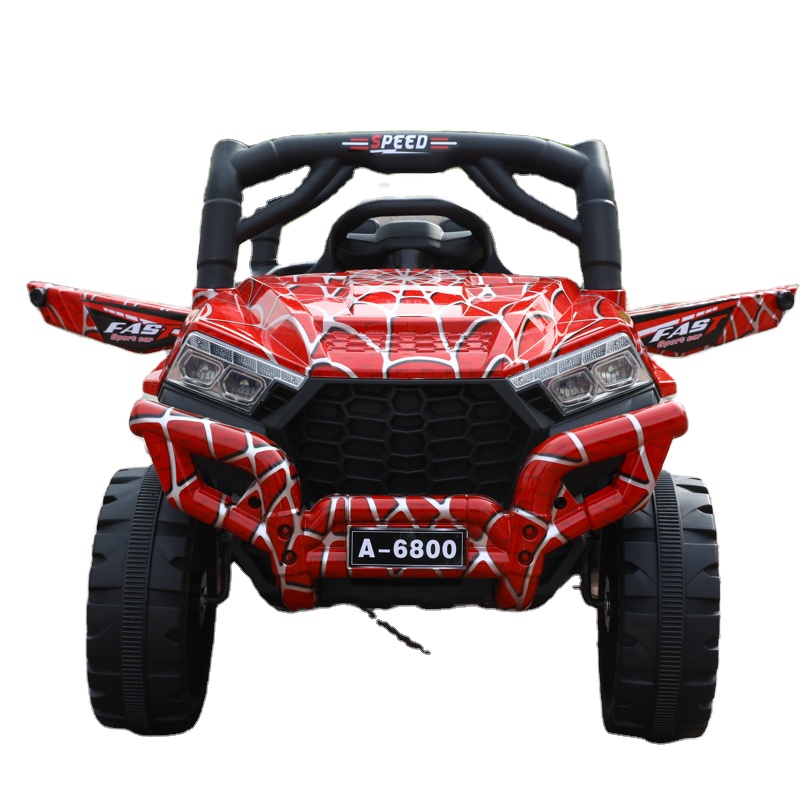 Children Electric Four-wheel Car With Remote Control Toy Car Charging Four-wheel Drive Swing Baby Buggy