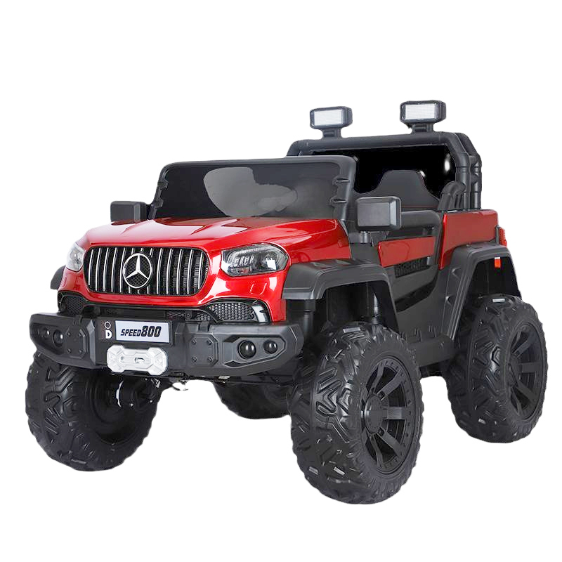 Children's Electric Four-Wheel Vehicle Double Drive Remote Control Battery Powered Plastic Toy Car