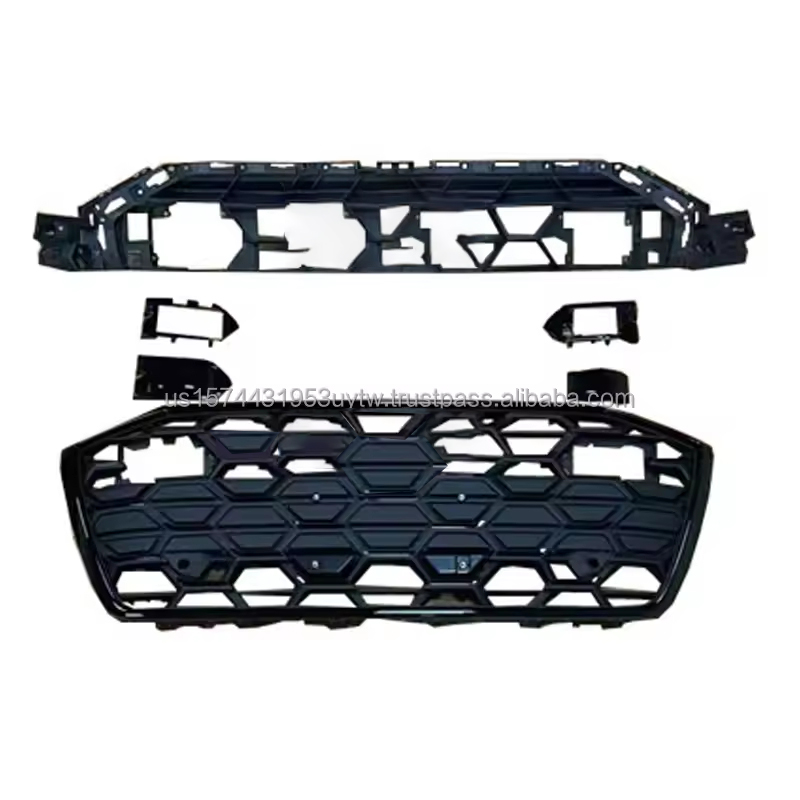 US Warehouse Car Front Bumper Grille S6 Centre Grill for Audi A6 C8 PA Car Grill 2023 2024 2025