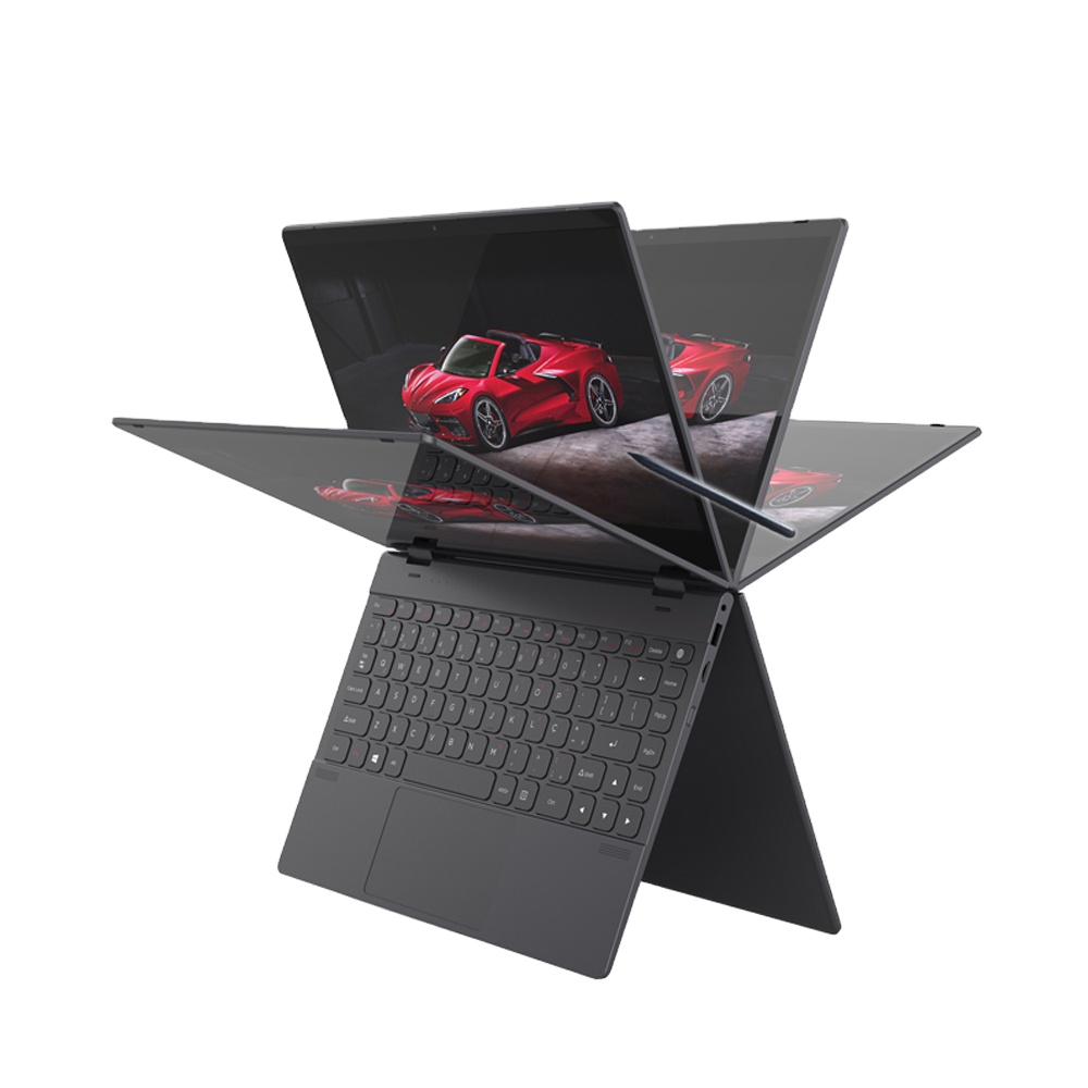 Hot Sell MeeGOpad 360 Degree Turn Over 14inch Touch Screen Wifi 6 I7 1165G7 Notebook Computer USB-C Full Function Laptop