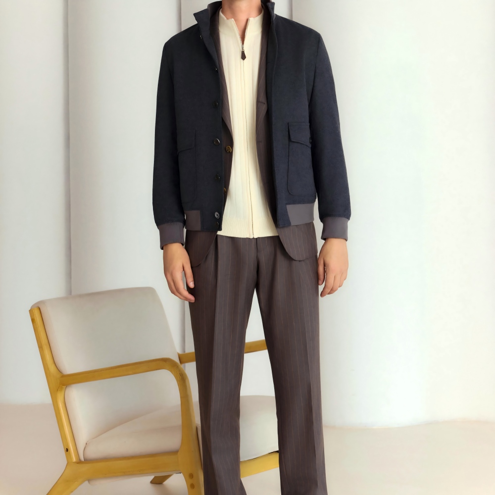 Custom Jacket Men's Warm Coat  Sweatshirt Thick Cardigan Men's Winter Jacket  Casual Wear Men's Jacket Custom logo Jacket