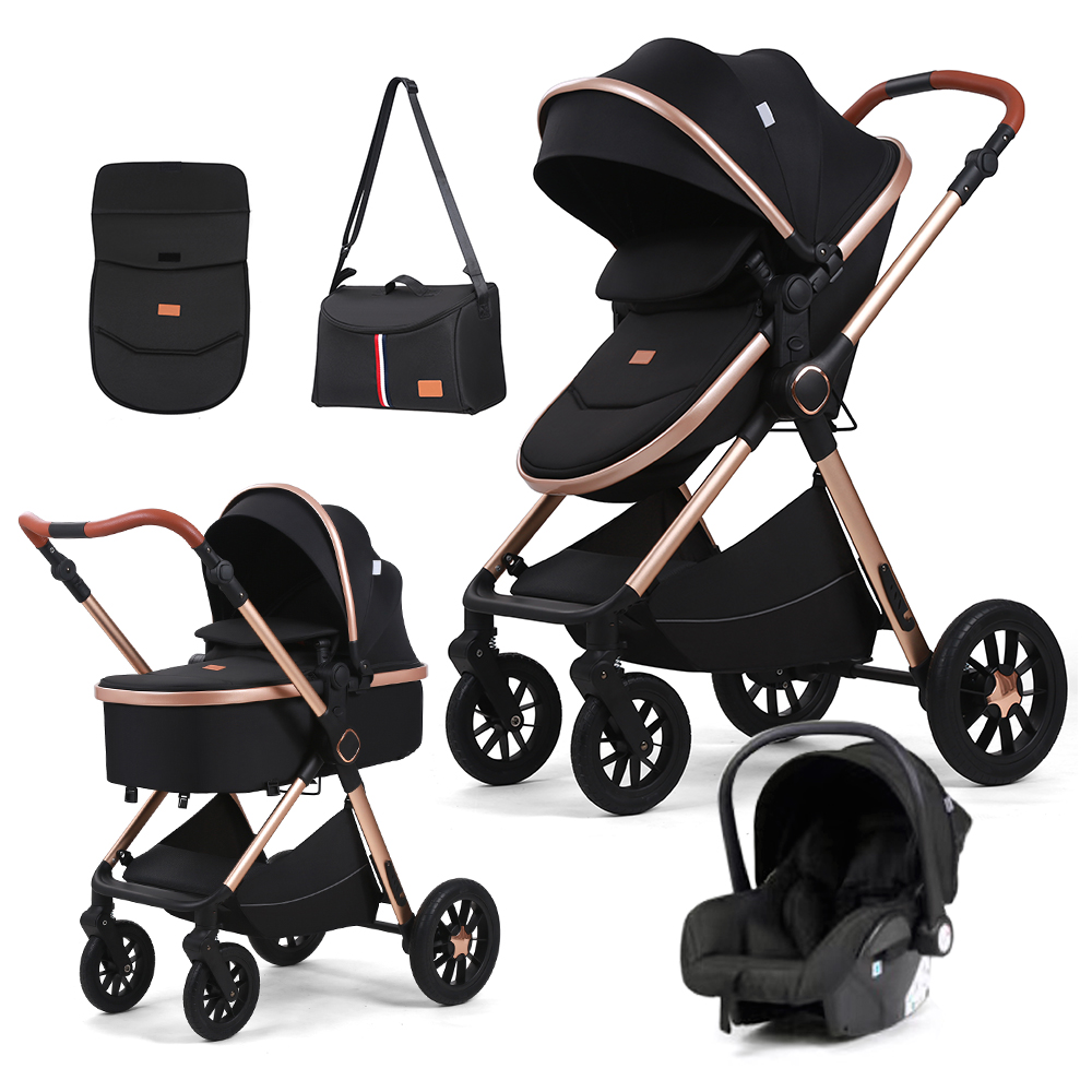 Coches Para Bebes. Luxury Carriage Stroller Baby 4 in 1 Kinderwagen Foldable Baby Stroller Pram 3 in 1 With Car Seat