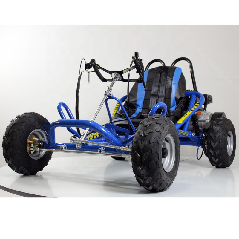 Outdoor Racing Air-cooled 4 Stroke Buggy 196CC Pull Starting Grassland Enjoy Petrol Go-kart