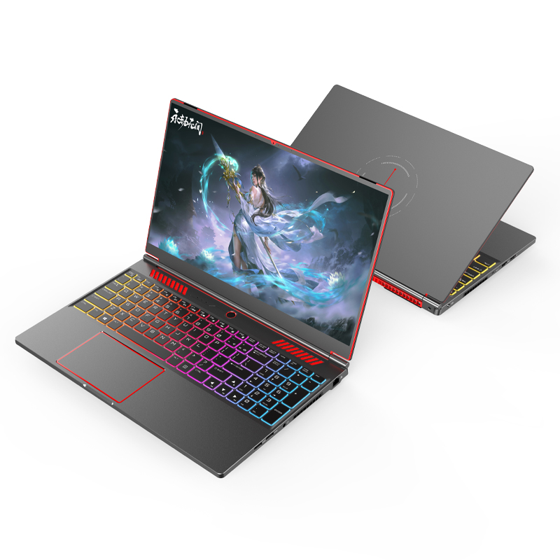 Free Sample Gaming Laptop Computer Intel Core I7-13620H RTX4050 16 Inch 1920*1080 IPS Screen RGB Backlit Keyboard Gaming Laptops