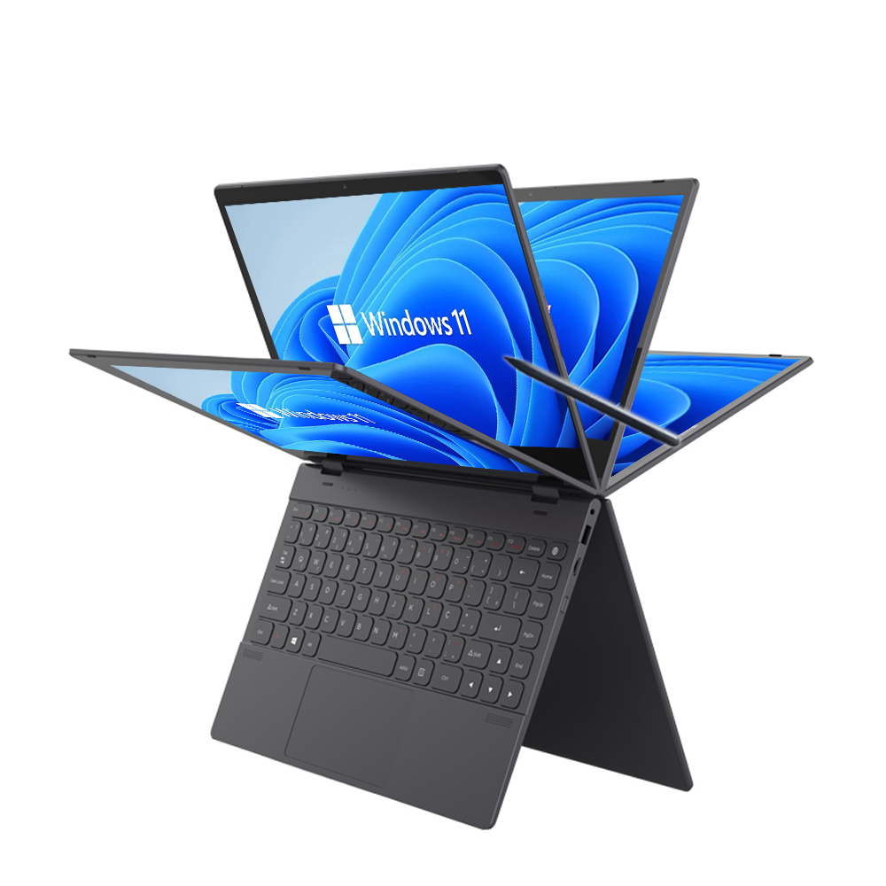OEM 14-Inch Yoga Style Notebook New Arrival Touch Screen Laptop 360 Degree Turn 512GB I7 1165G7 School Gaming Metal Body IPS