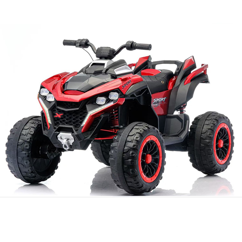 Children's Electric Four Wheel Vehicle Remote Control Double Drive Electric Ride on Toy Car for Baby Kids Beach Motorcycle