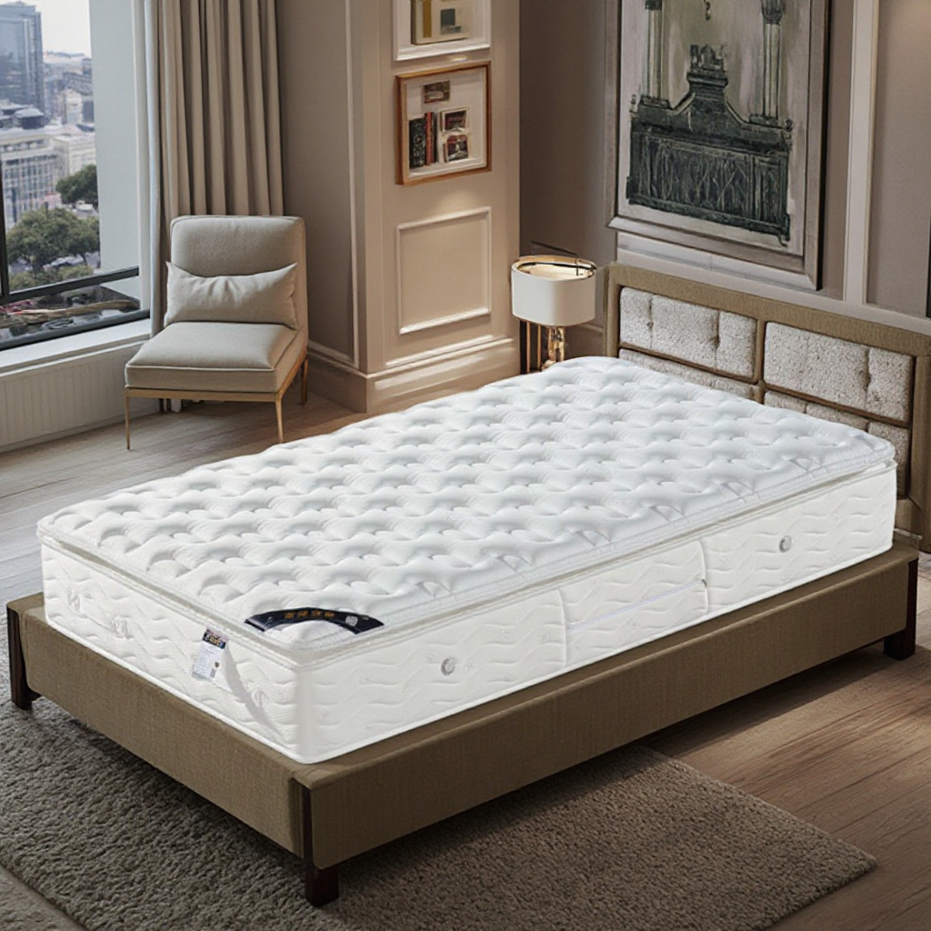 Best Luxury Hypo-Allergenic Hybrid Compressed Mattress King Size for Home Hotel and Hospitals Natural Latex by Factory Wholesale