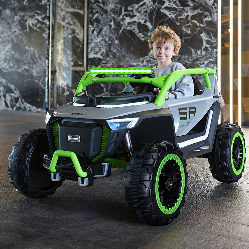 Children's Electric Car Four-wheel Electric Car Pair Can Sit Off-road Vehicle Remote Control Large