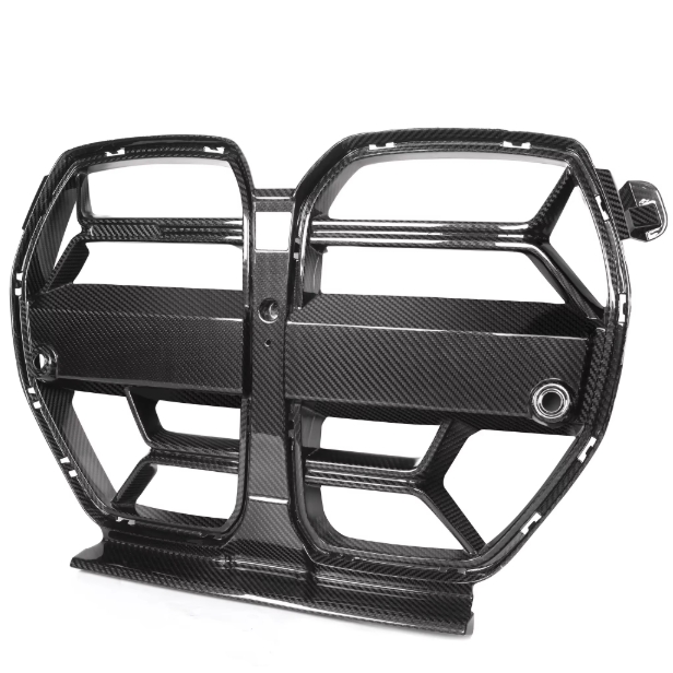 G80 G82 Dry Carbon Fiber BodyKit Car Front Grilles Parts Auto Front Grill Without ACC for BMW G80 M3 M4 G82 G83 CSL Style Grills