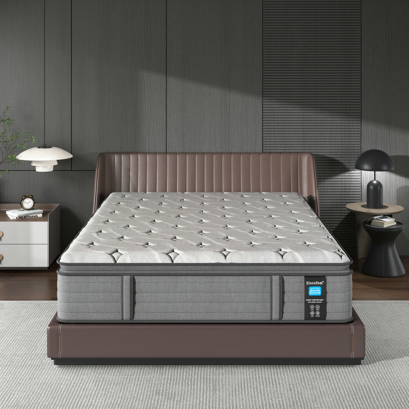 High-End Quilted Mattress with Advanced Pocket Spring Technology