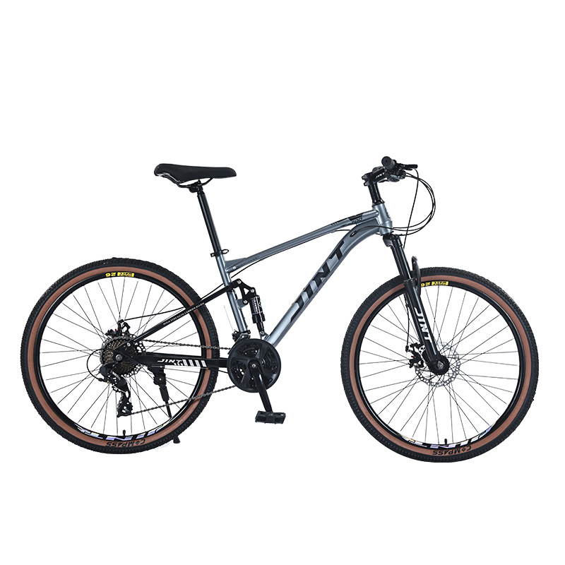 HG-A01 Manufacturer Wholesale Carbon Steel Mountain Bike Dual Suspension Dual Disc Brake Soft Tail 26 Inch 30 Speed Max150kg