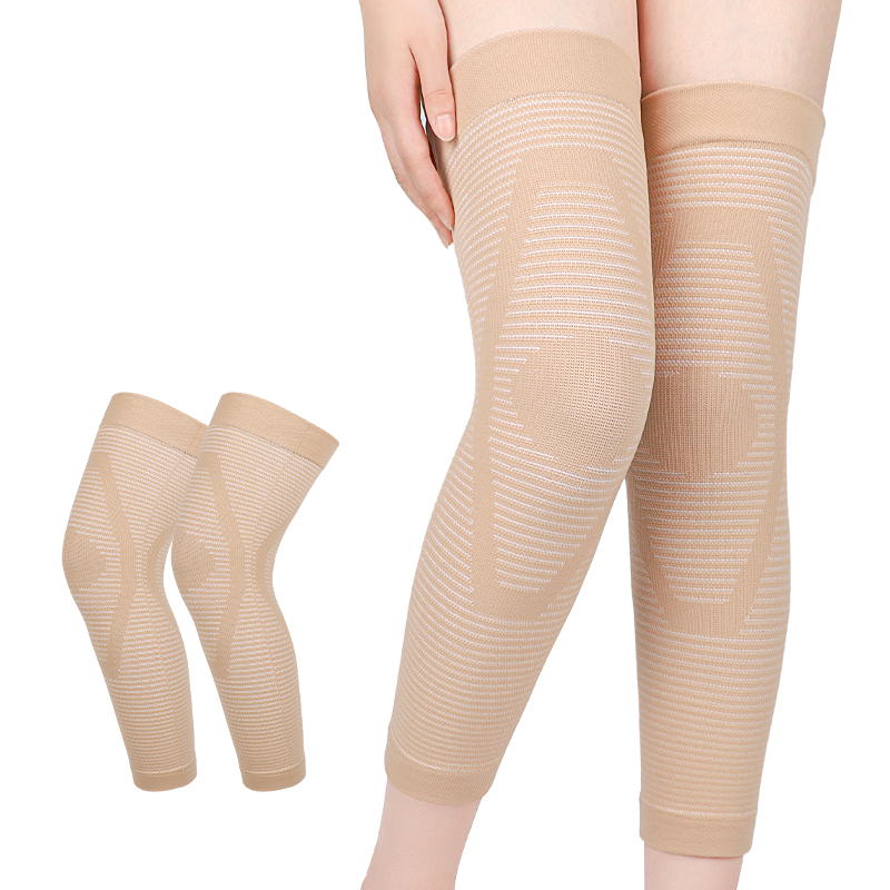 Long Knit Leg Warmers Full Leg Coverage for Running Skiing and Cold Weather Muscle Warmth