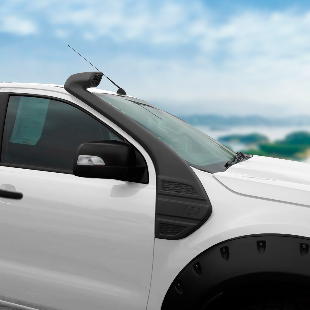 4x4 Pickup Air Raise Intake Snorkel for Ford Ranger 2015-2021 T7 T8 4WD Off Road Offroad Polyethylene Black UV Resistant Linear