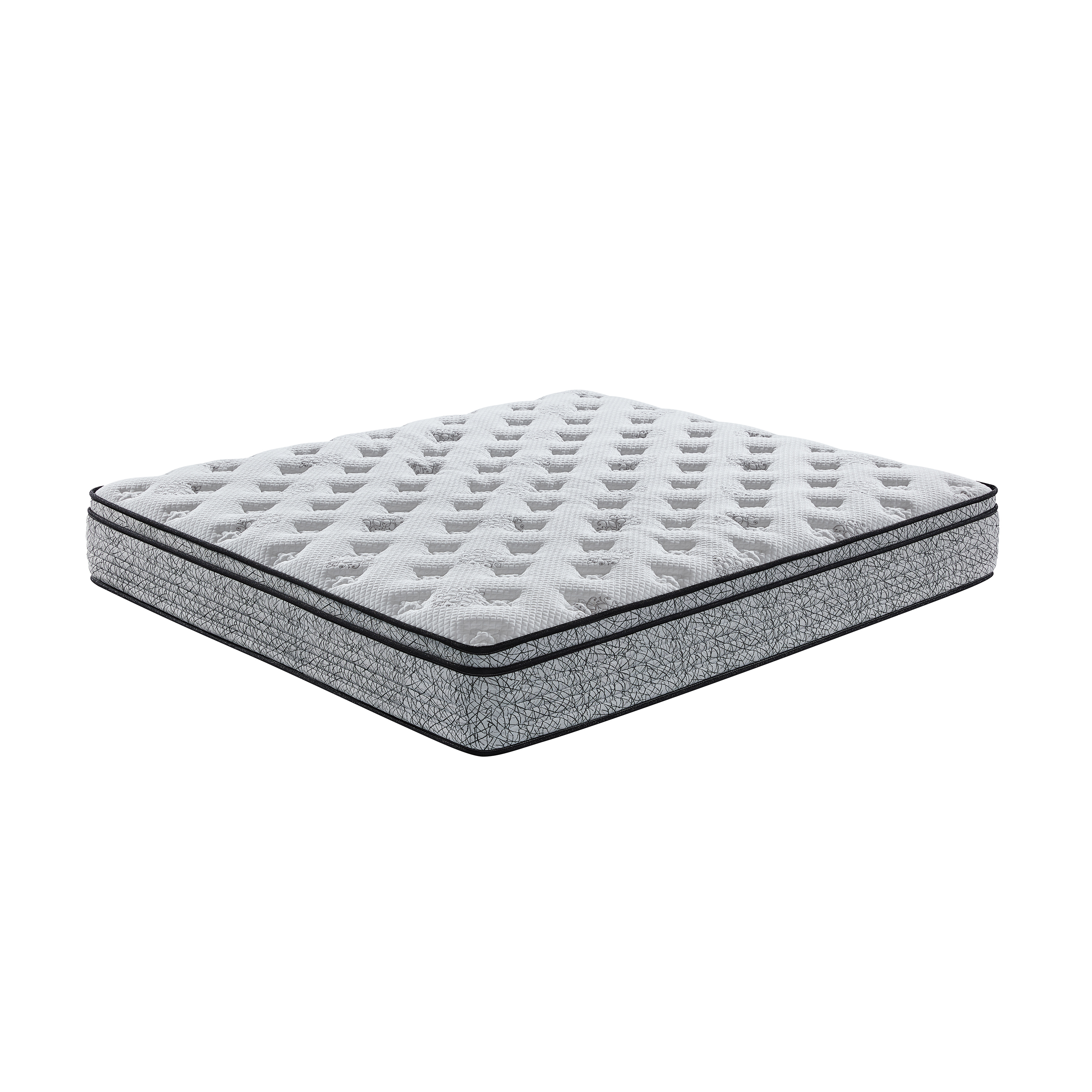 Custom 12 Inch King Size Gel Memory Foam Mattress with High Quality Knitted Fabric Durable and Cooling-for Hotels and Bedrooms