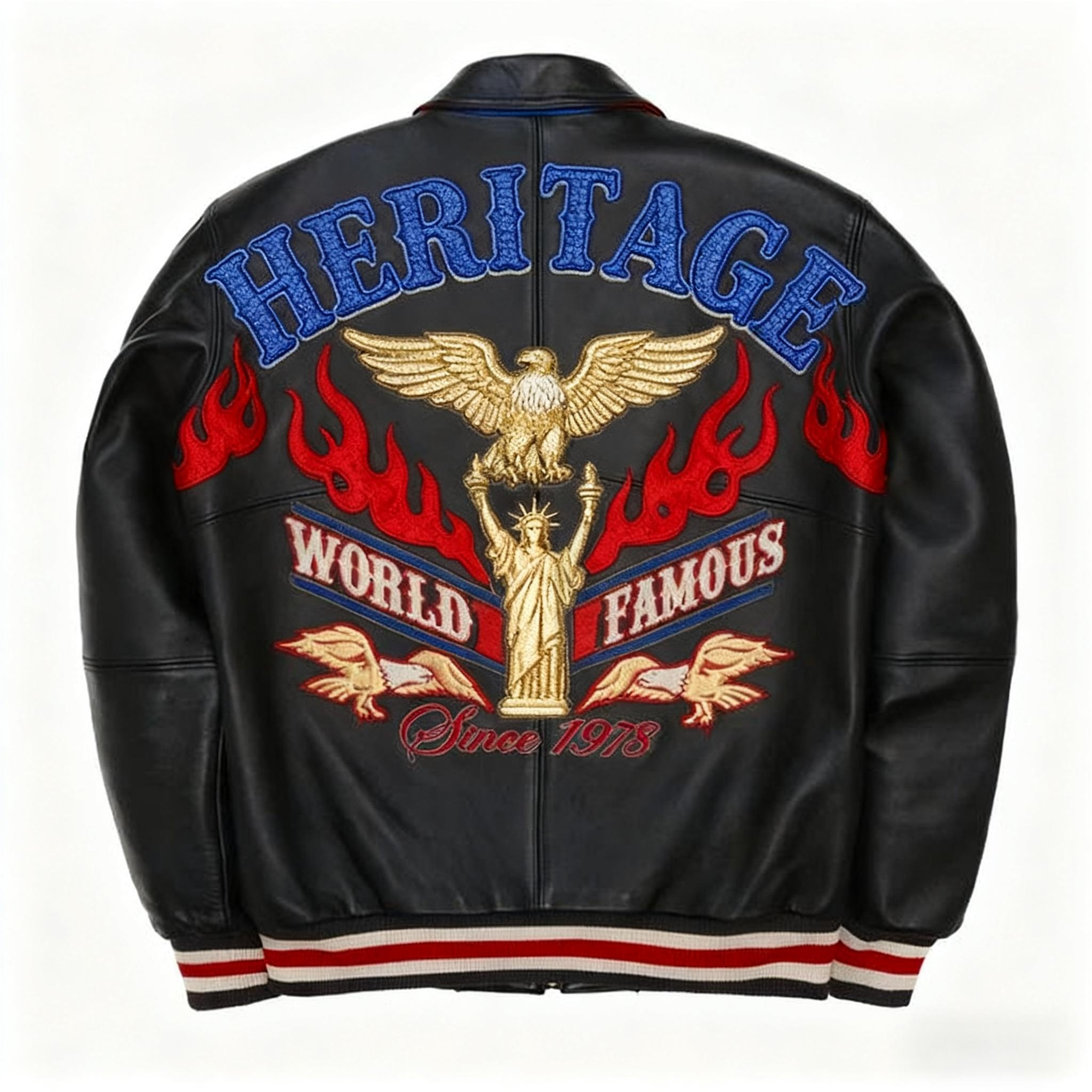 OEM Manufacturer's Luxury Grade Men's Rhinestone  Men's  Bomber Jacket Leather Varsity Jackets Embroidery Patchwork Street Wear