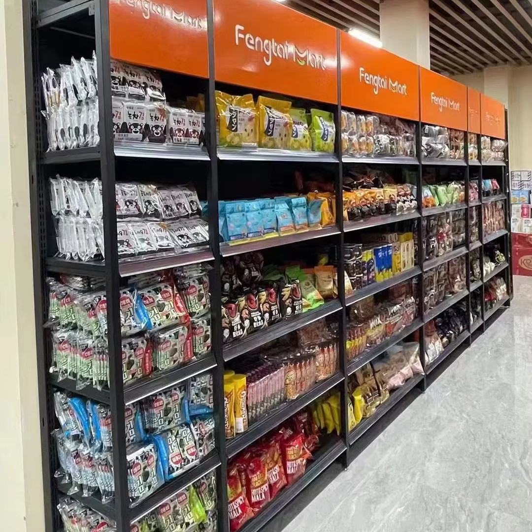 Display Shelves Supermarket Shelves Large Supermarket Shelves Life Department Store Daily Necessities