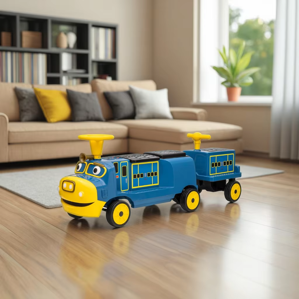 Safe Speed Rechargeable 4-Wheeler Electric Ride-On Car for Kids BPA-Free Plastic Parental Remote Control for Ages 3-8