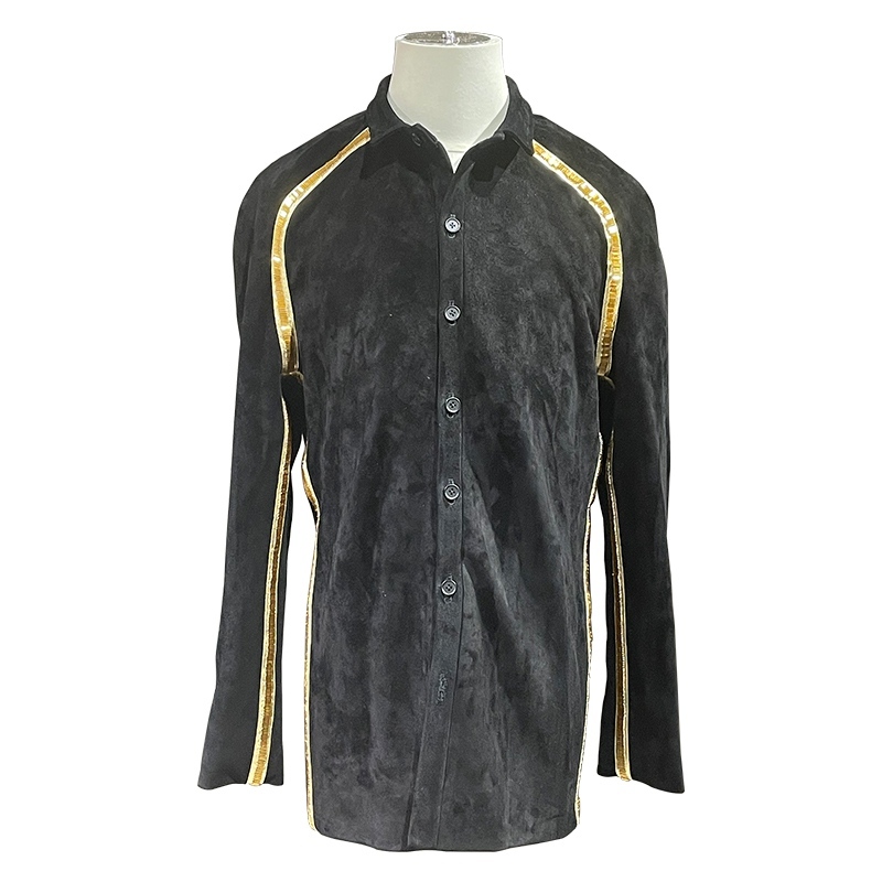 MOQ 1 Piece | Autumn and Winter Fashion Brand Casual High-quality Loose Sheep Suedre Handmade Men's ODM Jacket